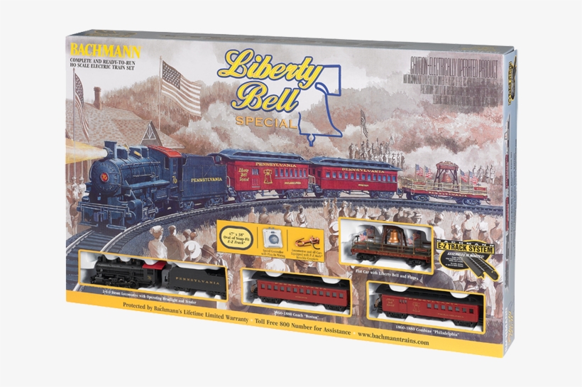 Liberty Bell Special 2 6 0 Steam Locomotive Set - Bachmann Trains Ho Liberty Bell Special Set, transparent png download