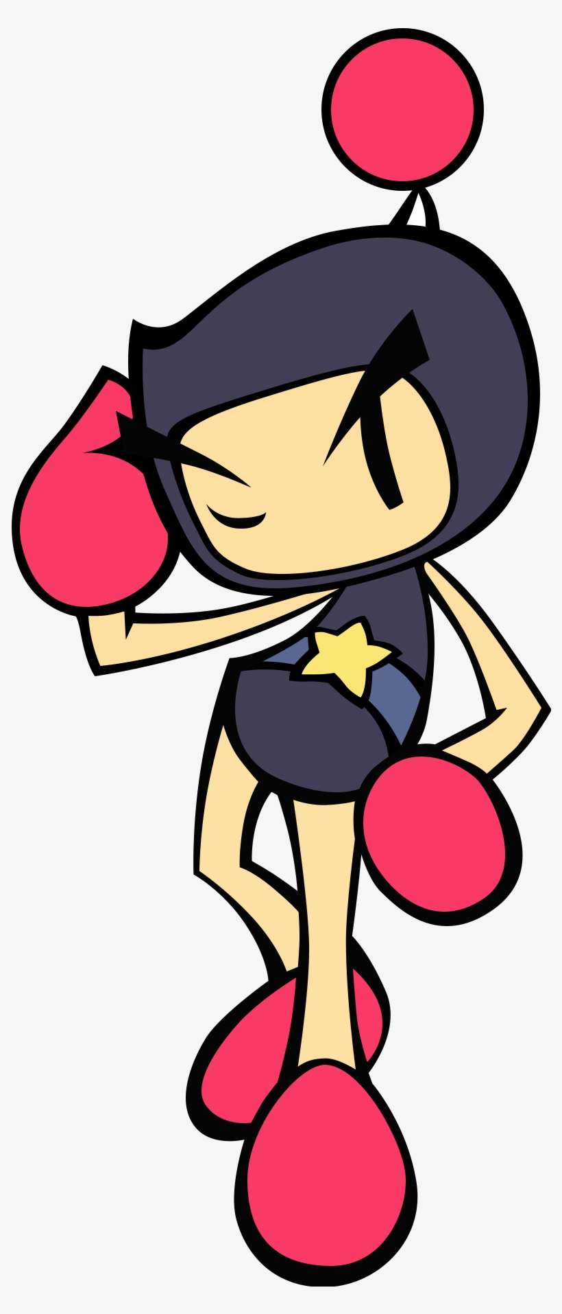 Sailorbomber Super Bomberman R Bomberman Bros Prettybomber - Super Bomberman R Black Bomber, transparent png download
