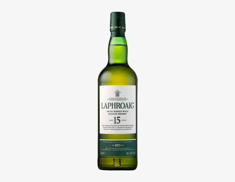 Laphroaig 15 Year Old - Laphroaig 15 Year Old Islay Single Malt Scotch Whisky, transparent png download