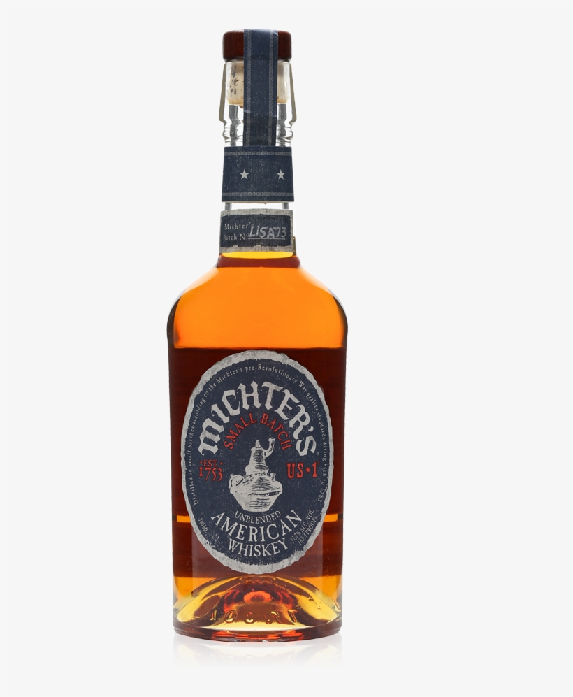 Michter's Us *1 Unblended Whiskey Bottle - Michter's Us*1 Unblended American Grain Whiskey, transparent png download