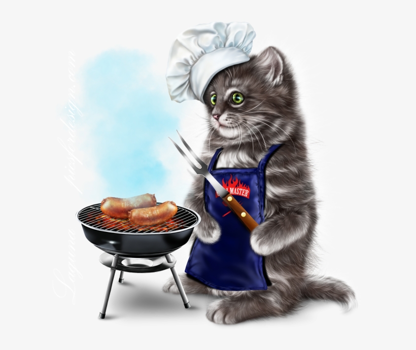 Barbecue Kitty 17 Barbecues, The Row, Tigers, Tube, - Gif, transparent png download