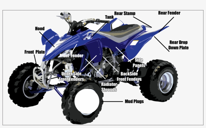 Png Podium Designs Semi Custom Misc Youth Pro - Yamaha Yfz 450 Grey, transparent png download