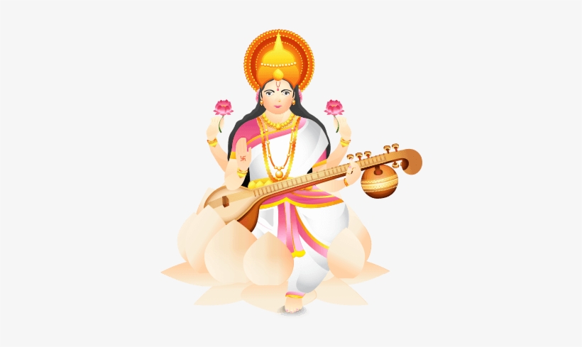 Saraswati Stotram॥ - Happy Basant Panchmi Creative, transparent png download