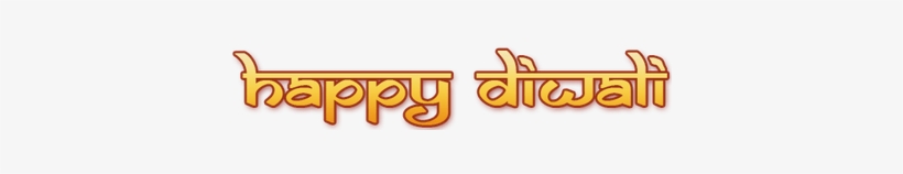 Happy Diwali Text - Portable Network Graphics, transparent png download