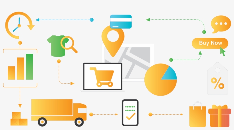 A7iob Business Dashboard Ecommerce Logo - E-commerce, transparent png download