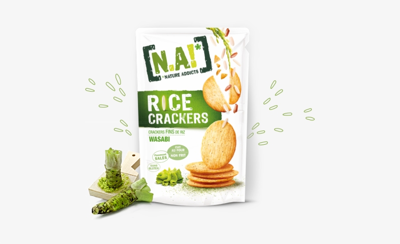 Home / Rice Crackers / Wasabi - Na Rice Crackers, transparent png download