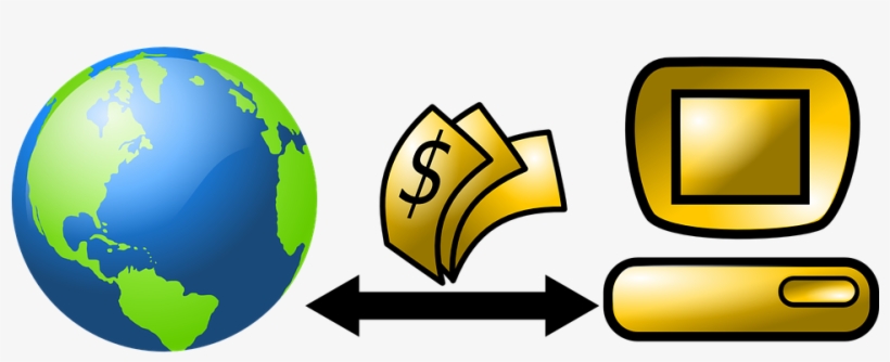 File - E-commerce - Earth Clip Art, transparent png download