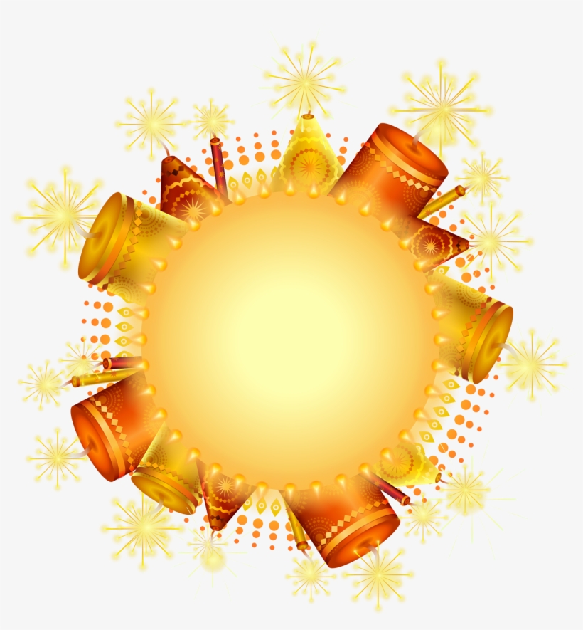 Diwali Crackers Png Clipart Button