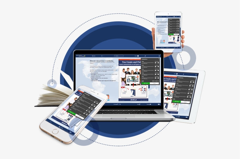 Publish Flip Page Catalogs Everywhere On Pc, Mac, Tablet - Output Device, transparent png download