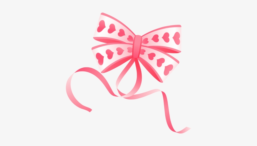 Wedding Clipart Pink - Pink Ribbon Bow Clipart, transparent png download