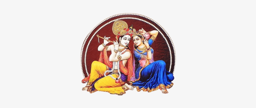 Radha Krishna - Krishna And Radha Png, transparent png download