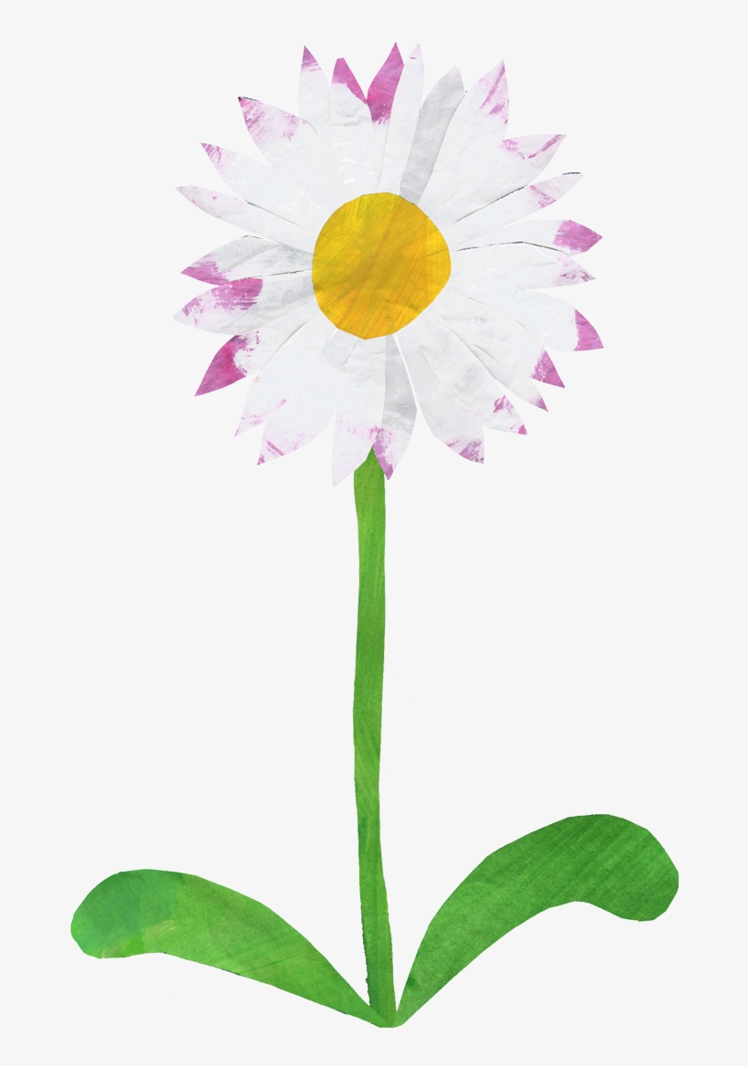 But When I Made The Hand-painted Collage Daisies For - Gift, transparent png download