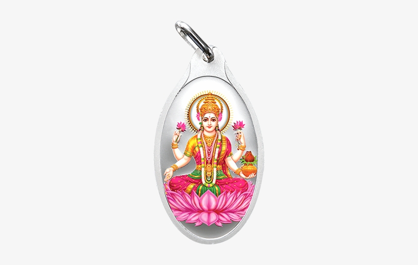 15 Gm Silver Pendant Laxmi - Lakshmi And Ganesh, transparent png download