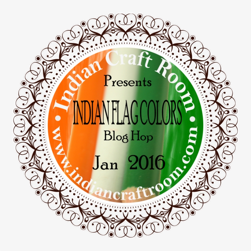Icr ~ Indian Flag Colors Twist ~ Blog Hop Jan - Circle, transparent png download