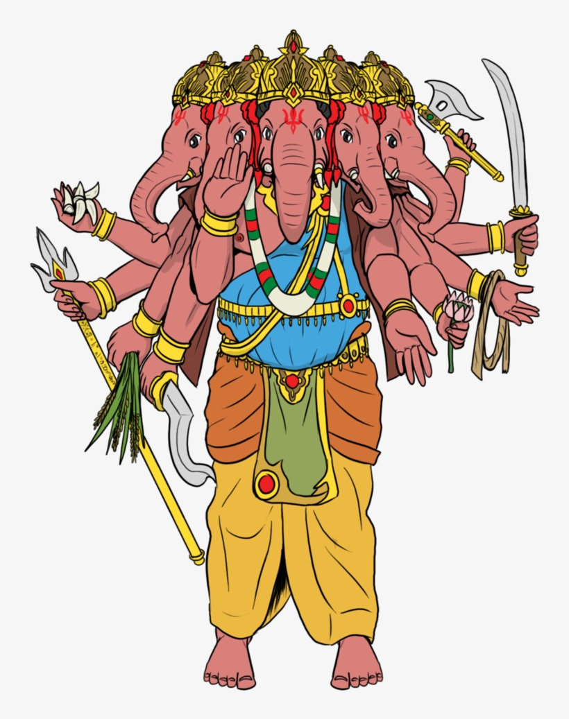 Pin By Milind Patel On Devian Art - Ganesha, transparent png download
