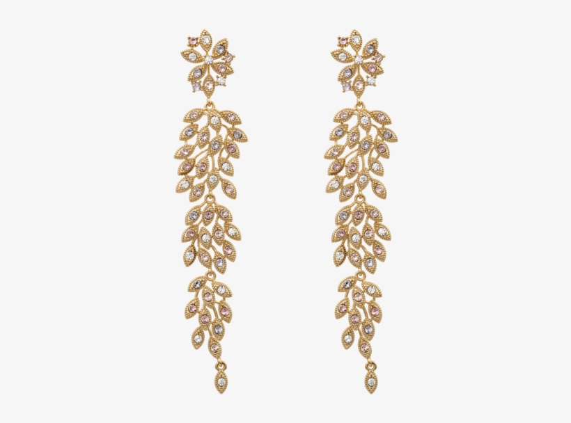 Lily And Rose - Lily And Rose Laurel Crystal Earrings, transparent png download
