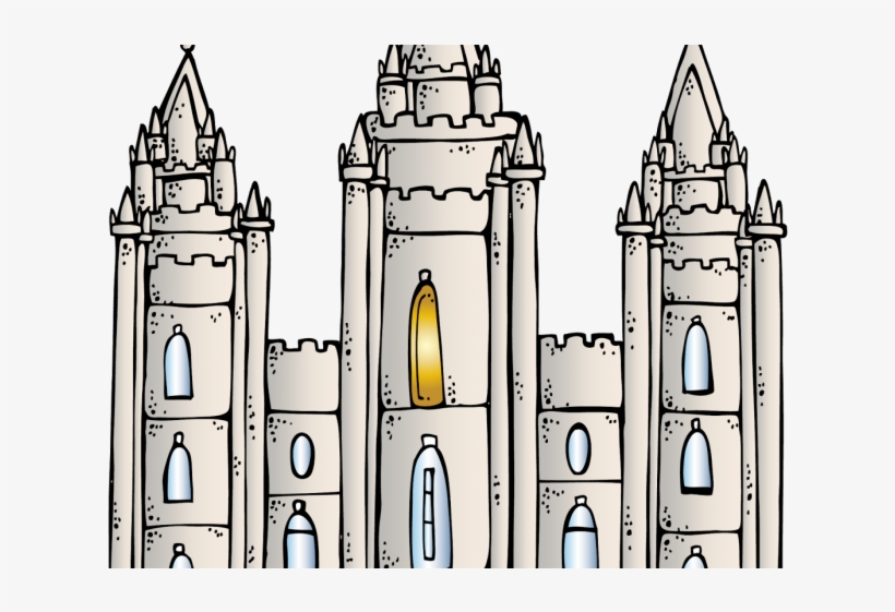 Download Temple Clipart Mormon Temple - Salt Lake Temple Png