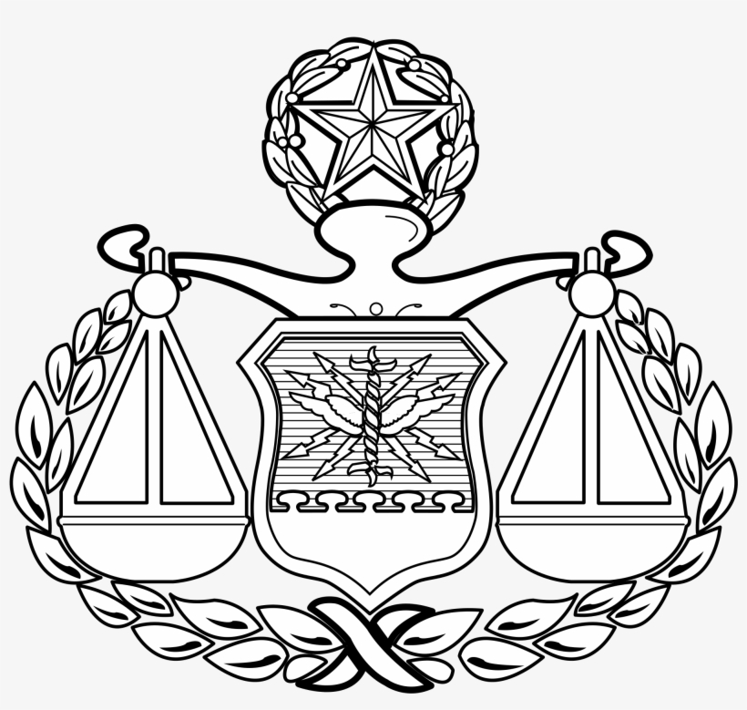 Open - Air Force Judge Advocate Badge, transparent png download