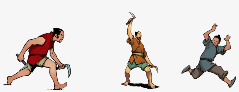 10 Types Of Chinese And Japanese Polearms, Each With - Cartoon, transparent png download