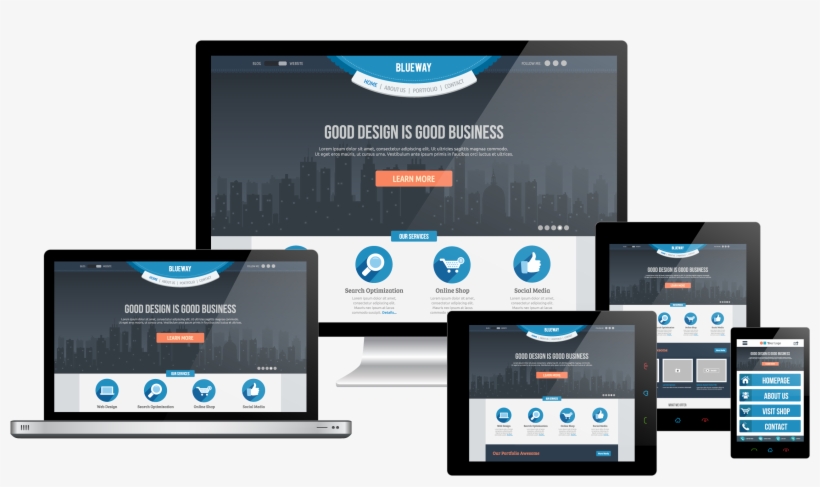 Optimized Responsive Design - Responsive Web Design Jpg PNG Image ...