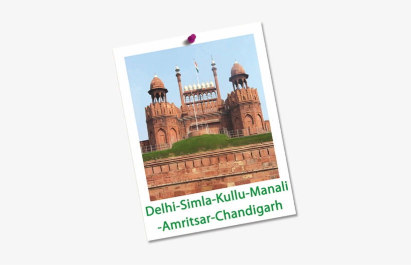 Delhi - Simla - Kullu Manali - Amritsar Chandigarh - Red Fort, transparent png download