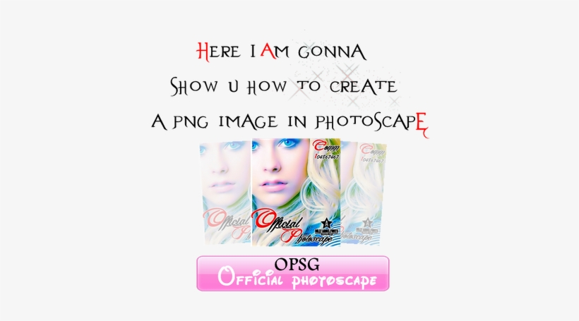 To Create A Png Image In Photoscape U Have To Save - Photography, transparent png download