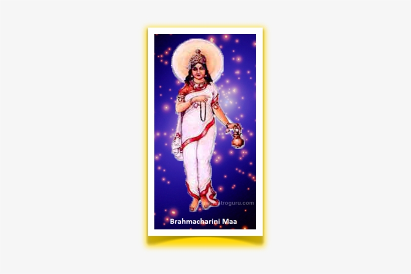 Brahmacharini Is The Form Of Second Durga Godess Out - Maa Brahmacharini, transparent png download