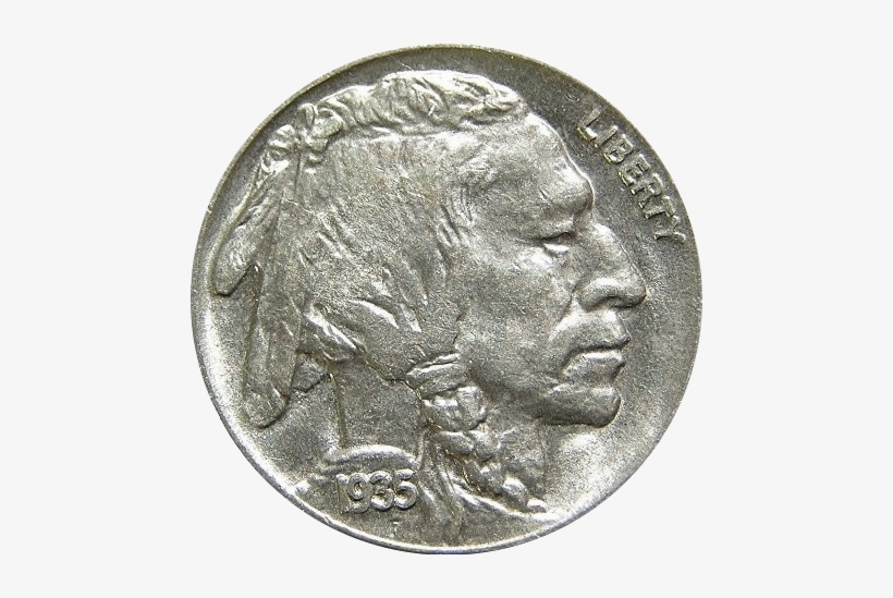 Indian Head Buffalo Obverse - Buffalo Nickel Mousepad, transparent png download