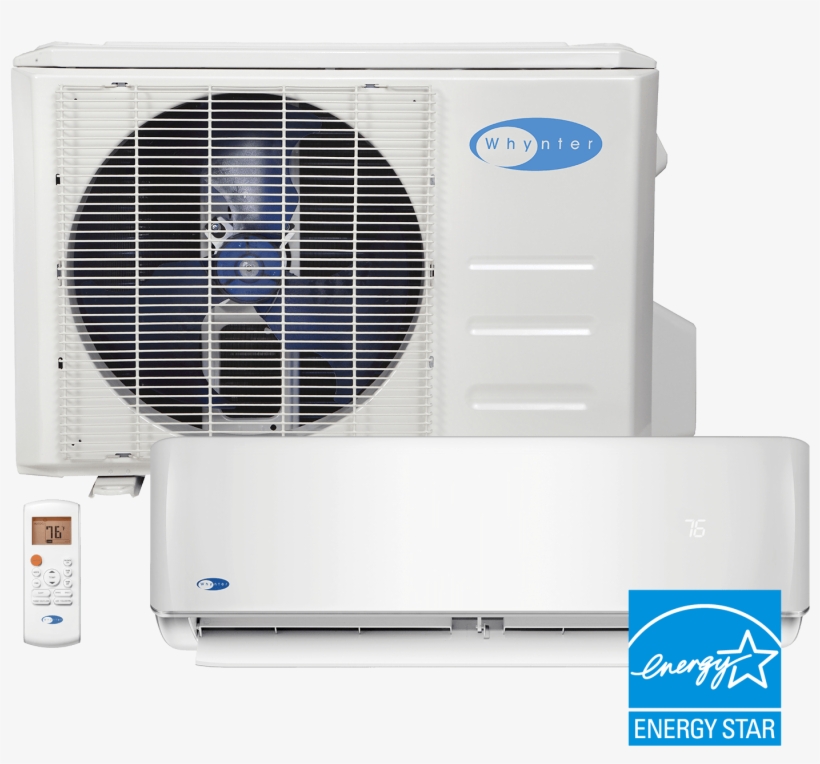 Whynter Energy Star 12,000 Btu Mini Split W/ Heat Pump, transparent png download