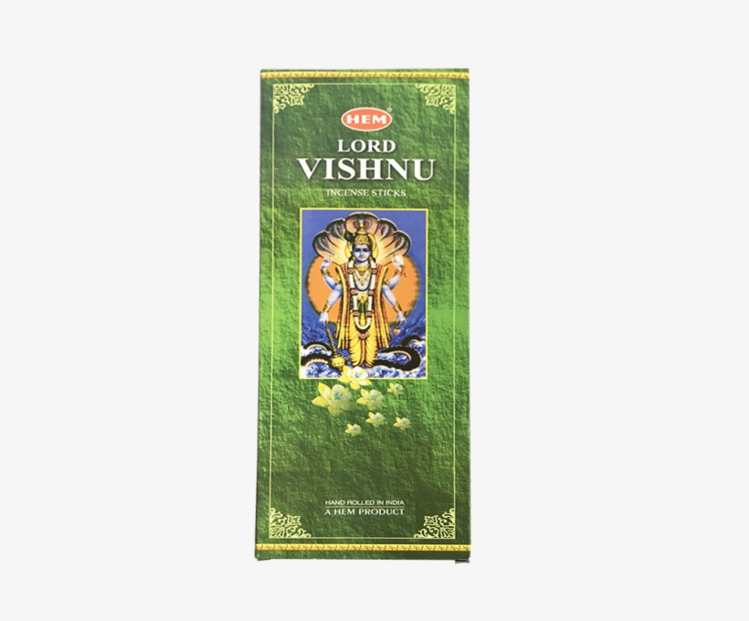 Lord Vishnu - 20 Stick Hex Tube - Hem Incense, transparent png download