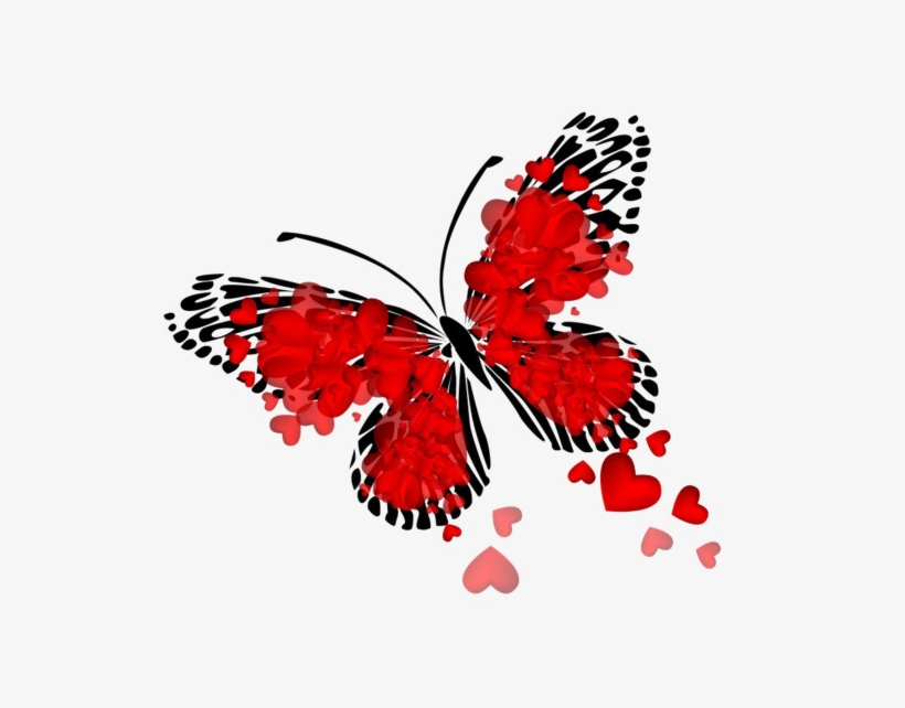 Red Butterfly Png Transparent Image - Diamond Painting,saingace 5d Diy Diamond Butterfly, transparent png download