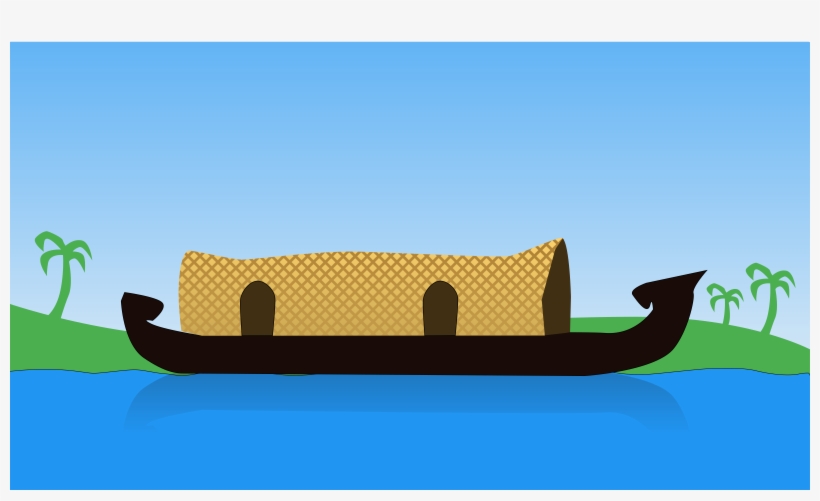 Tourism In Kerala Houseboat Computer Icons - House Boat Clip Art, transparent png download