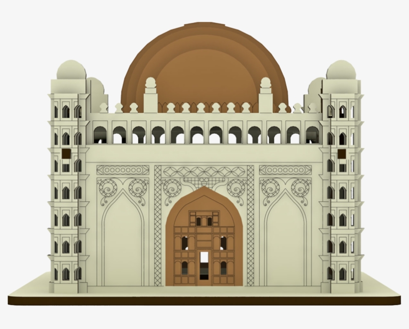17s 91 Gog 01 - Gol Gumbaz Model Kit, transparent png download