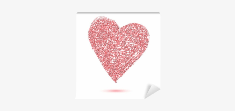 Heartheart Shape Design For Love Symbols Wall Mural - Design, transparent png download