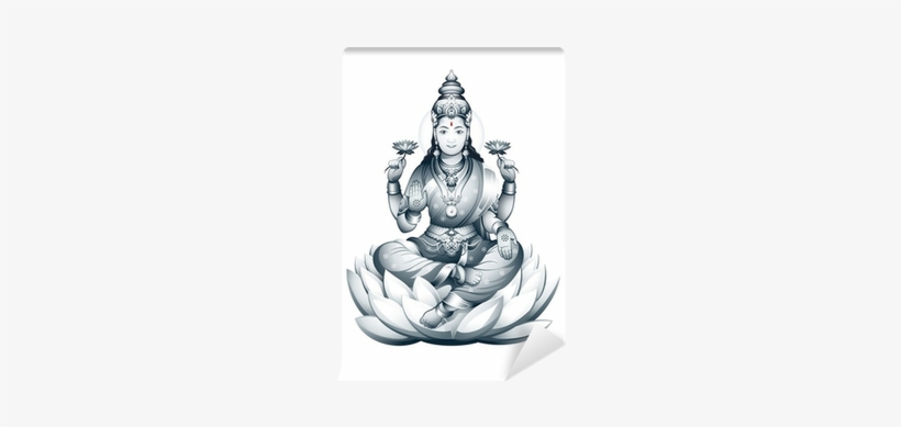 Lakshmi Diosa Hindú Tatuaje, transparent png download