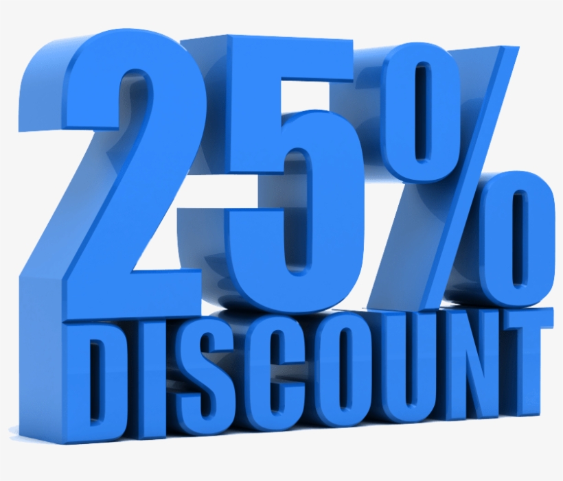 Discount On All Books - 25 Discount, transparent png download