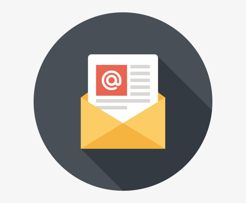 Email Marketing Management - Black Circle, transparent png download