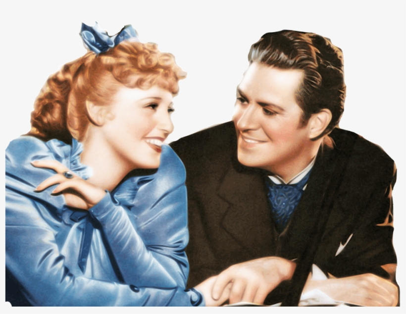 Casal Love Love Story Happy Couple Vintage - Vintage Couple Illustration Png, transparent png download