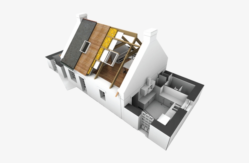 Home Building 3d Png, transparent png download