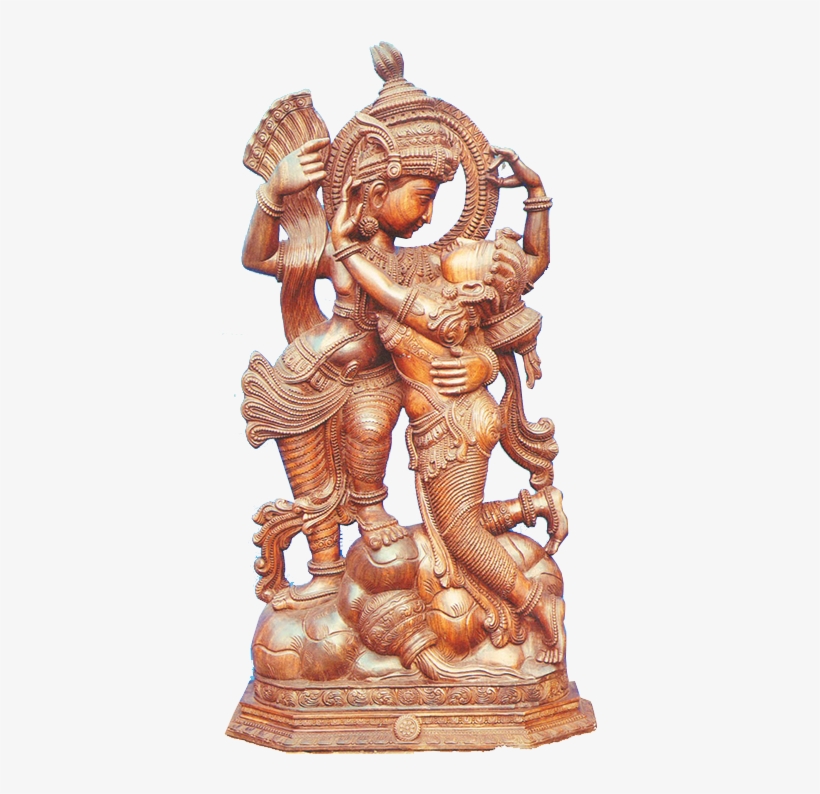 Wood Statues - Krishna, transparent png download