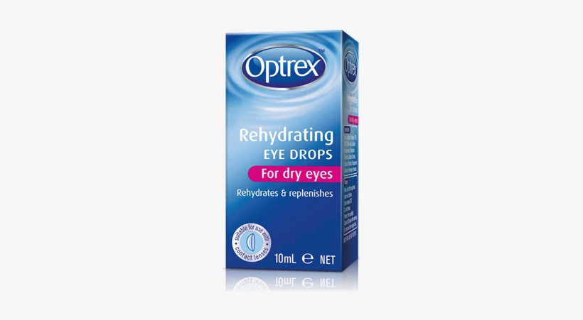 Optrex Rehydrating Eye Drops, transparent png download