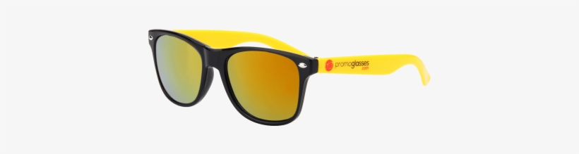 Color Mirrored Two-tone Kids Sunglasses - Bamboo Glasses, transparent png download