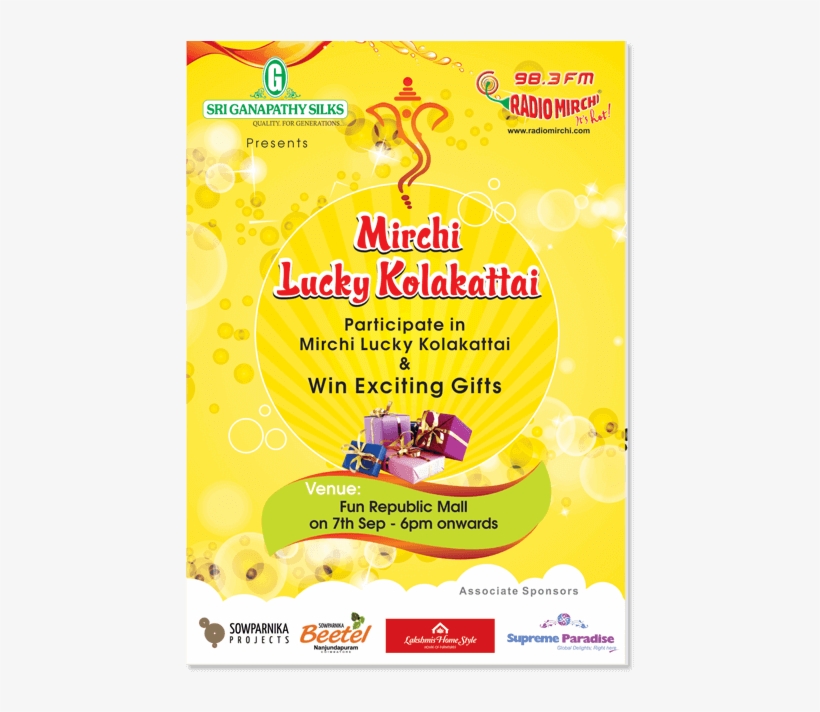 Mirchi Lucky Kolakattai - Presents And Gifts, transparent png download