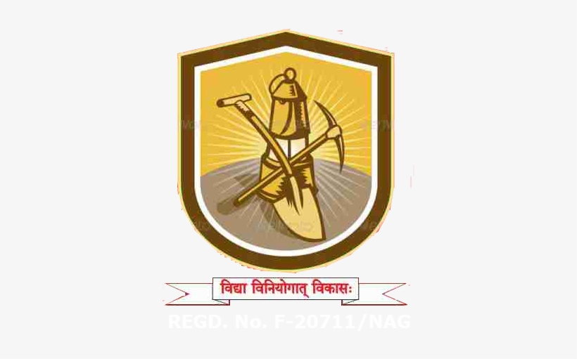 Logo - Coal Miner Pick Axe Shovel Lamp Shield Retro Card, transparent png download