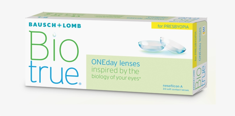 Biotrue Oneday For Presbyopia Lenses - Biotrue Oneday For Presbyopia (30 Pack) Contact Lenses, transparent png download
