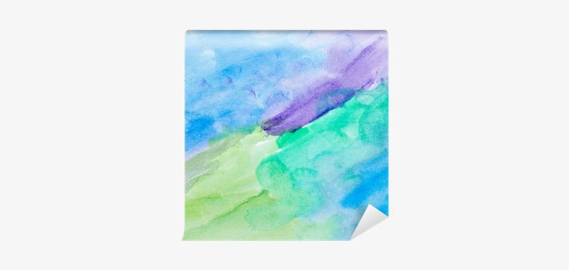 Color Strokes Watercolor Painting Art Wall Mural • - Trazos Pintura, transparent png download