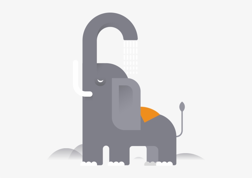 Clipart Elephant Diwali - Graphic Design, transparent png download