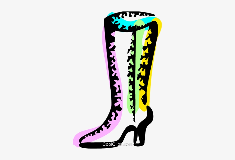 Ladies Boots Royalty Free Vector Clip Art Illustration - Illustration, transparent png download