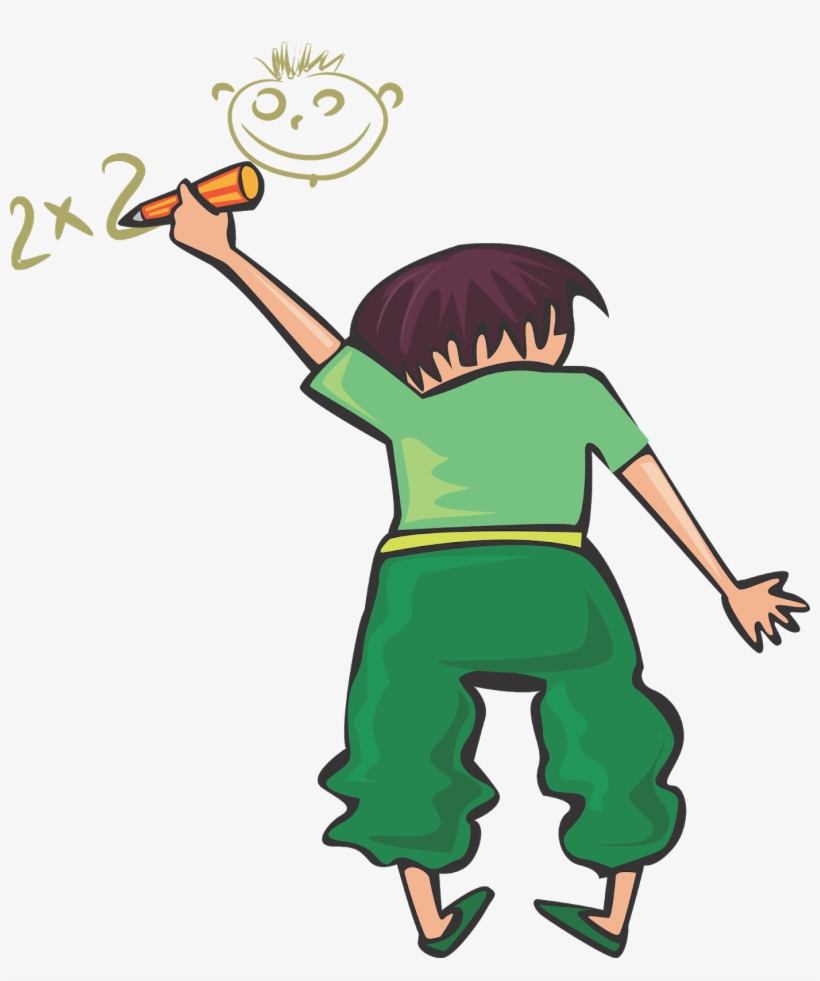 School And Education - Clip Art Writing On Walls, transparent png download