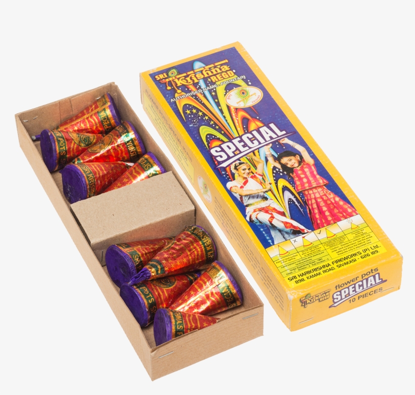 Special Flower Pots Krishna - Graphic Design, transparent png download